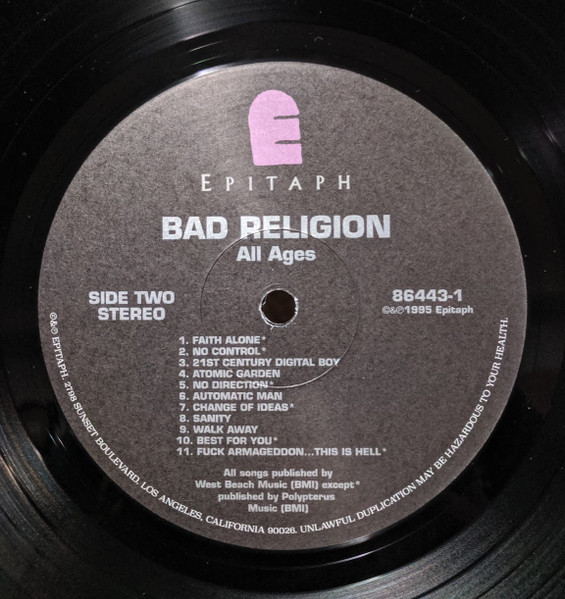 Bad Religion - All Ages | Epitaph (86443-1) - 4