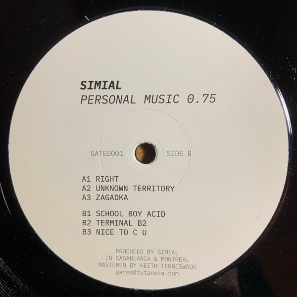 Simial - Personal Music 0.75 | Gated (GATED001)