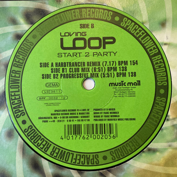 Loving Loop - Start 2 Party | Spaceflower Records (SPF-0032-12) - 2 Loving Loop - Start 2 Party | Spaceflower Records (SPF-0032-12) - 2