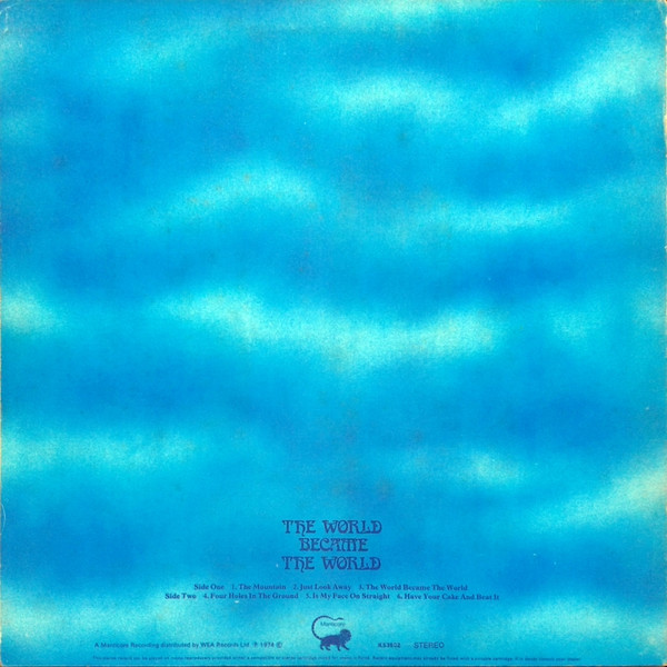 Premiata Forneria Marconi - The World Became The World | Manticore (K 53502) - 2 Premiata Forneria Marconi - The World Became The World | Manticore (K 53502) - 2