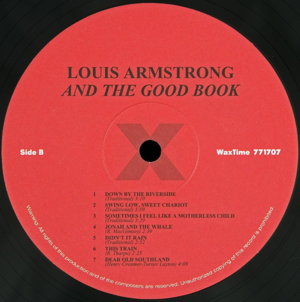 Louis Armstrong And His All-Stars With The Sy Oliver Choir - Louis And The Good Book | WaxTime (771707) - 3 Louis Armstrong And His All-Stars With The Sy Oliver Choir - Louis And The Good Book | WaxTime (771707) - 3