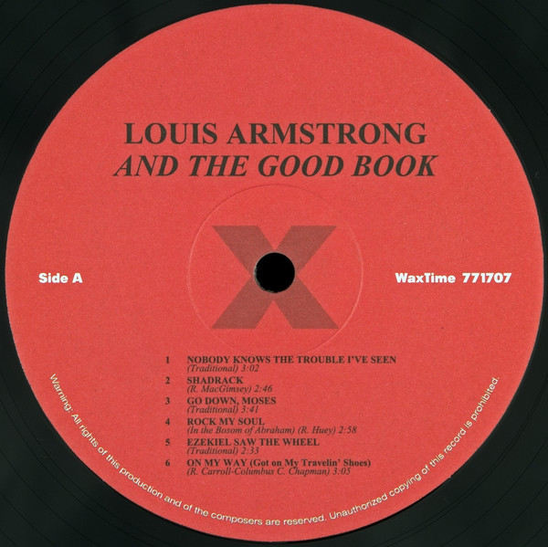 Louis Armstrong And His All-Stars With The Sy Oliver Choir - Louis And The Good Book | WaxTime (771707) - 2 Louis Armstrong And His All-Stars With The Sy Oliver Choir - Louis And The Good Book | WaxTime (771707) - 2