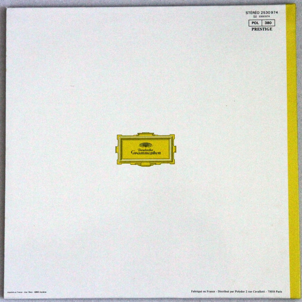 Antonio Vivaldi / Giuseppe Tartini / Luigi Boccherini - Mstislav Rostropovich , Collegium Musicum Zürich , Paul Sacher - Concertos Pour Violoncelle | Deutsche Grammophon (2530 974) - 2 Antonio Vivaldi / Giuseppe Tartini / Luigi Boccherini - Mstislav Rostropovich , Collegium Musicum Zürich , Paul Sacher - Concertos Pour Violoncelle | Deutsche Grammophon (2530 974) - 2