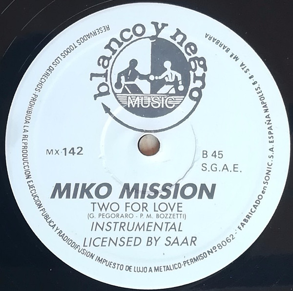 Miko Mission - Two For Love | Blanco Y Negro (MX  142) - 4