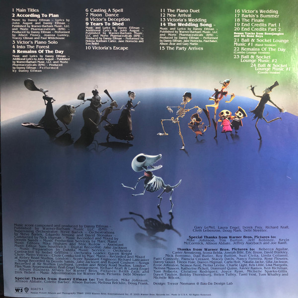 Danny Elfman - Tim Burton's Corpse Bride (Original Motion Picture Soundtrack) | Warner Sunset Records (49473-1) - 3 Danny Elfman - Tim Burton's Corpse Bride (Original Motion Picture Soundtrack) | Warner Sunset Records (49473-1) - 3