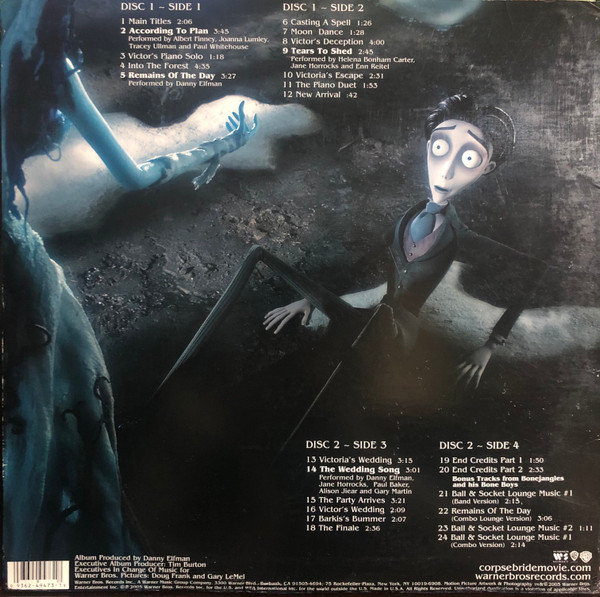 Danny Elfman - Tim Burton's Corpse Bride (Original Motion Picture Soundtrack) | Warner Sunset Records (49473-1) - 2 Danny Elfman - Tim Burton's Corpse Bride (Original Motion Picture Soundtrack) | Warner Sunset Records (49473-1) - 2