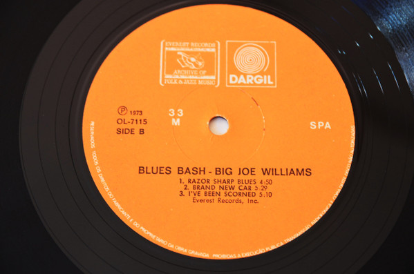 Big Joe Williams With Lightnin' Hopkins & Sonny Terry & Brownie McGhee - Blues Bash | Everest Records Archive Of Folk & Jazz Music (OL-7115) - 4 Big Joe Williams With Lightnin' Hopkins & Sonny Terry & Brownie McGhee - Blues Bash | Everest Records Archive Of Folk & Jazz Music (OL-7115) - 4