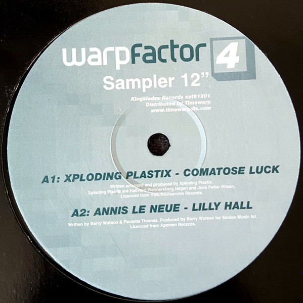 Various - Warp Factor 4 (Sampler 12") | King Kladze (1201) - 2