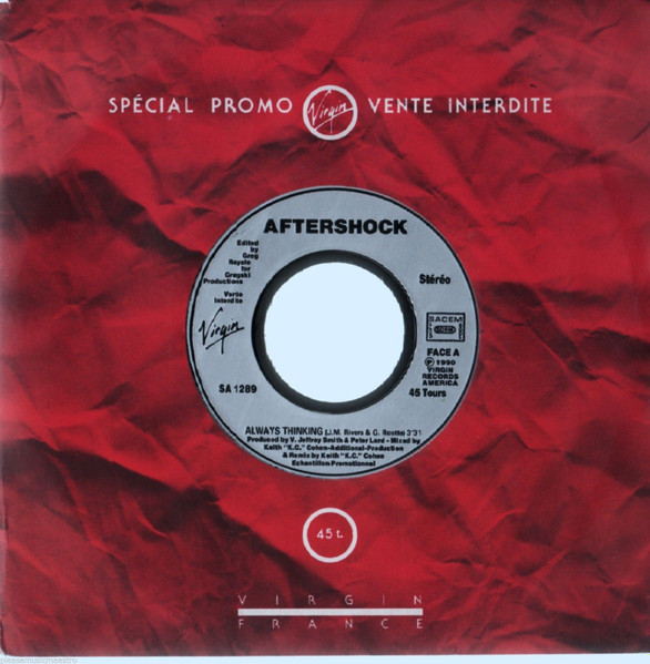 Aftershock - Always Thinking | Virgin (SA 1289) - main