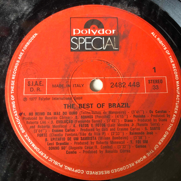 Various - The Best Of Brazil | Polydor (2482 448) - 3