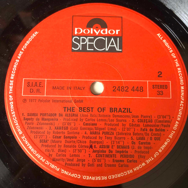 Various - The Best Of Brazil | Polydor (2482 448) - 4