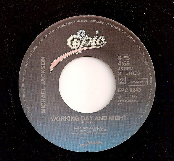 Michael Jackson - Rock With You | Epic (EPC 8243) - 4 Michael Jackson - Rock With You | Epic (EPC 8243) - 4
