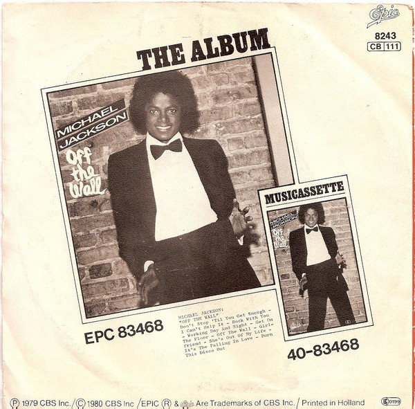 Michael Jackson - Rock With You | Epic (EPC 8243) - 2 Michael Jackson - Rock With You | Epic (EPC 8243) - 2