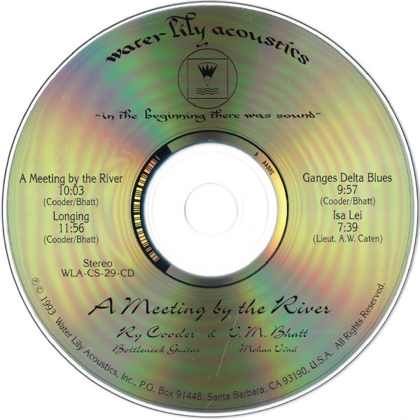 Ry Cooder & Vishwa Mohan Bhatt - A Meeting By The River CD | Water Lily Acoustics (WLA-CS-29-CD) - 3