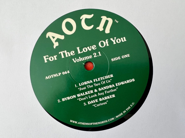 Various - For The Love Of You (Volume 2.1) | Athens Of The North (AOTNLP064) - 4 Various - For The Love Of You (Volume 2.1) | Athens Of The North (AOTNLP064) - 4