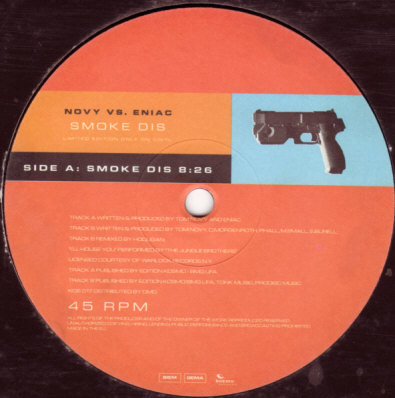 Novy Vs. Eniac - Smoke Dis | Kosmo Records (KOS 017) - 2 Novy Vs. Eniac - Smoke Dis | Kosmo Records (KOS 017) - 2