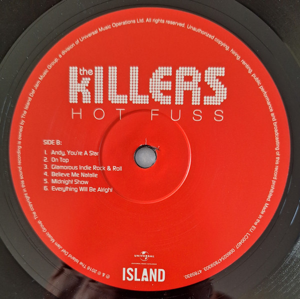 The Killers - Hot Fuss | Island Records (4785930) - 4 The Killers - Hot Fuss | Island Records (4785930) - 4