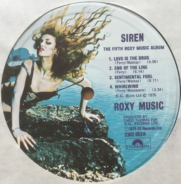 Roxy Music - Siren | Polydor (2302 052) - 3