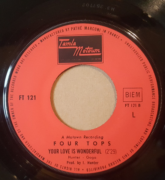 Four Tops - Walk Away Renee | Tamla Motown (FT 121) - 3