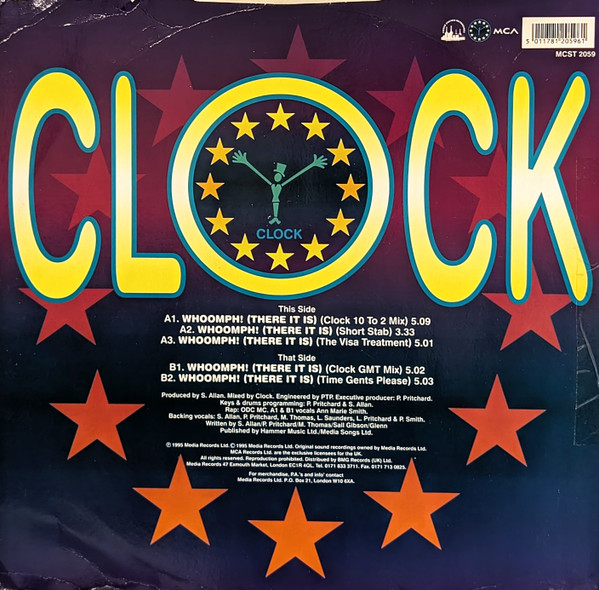 Clock - Whoomph! (There It Is) | MCA Records (MCST 2059) - 2 Clock - Whoomph! (There It Is) | MCA Records (MCST 2059) - 2