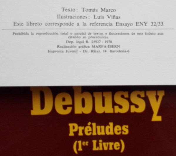 Claude Debussy - Ramón Coll - Preludes - Books I & II | Ensayo (Eny 32/33) - 3