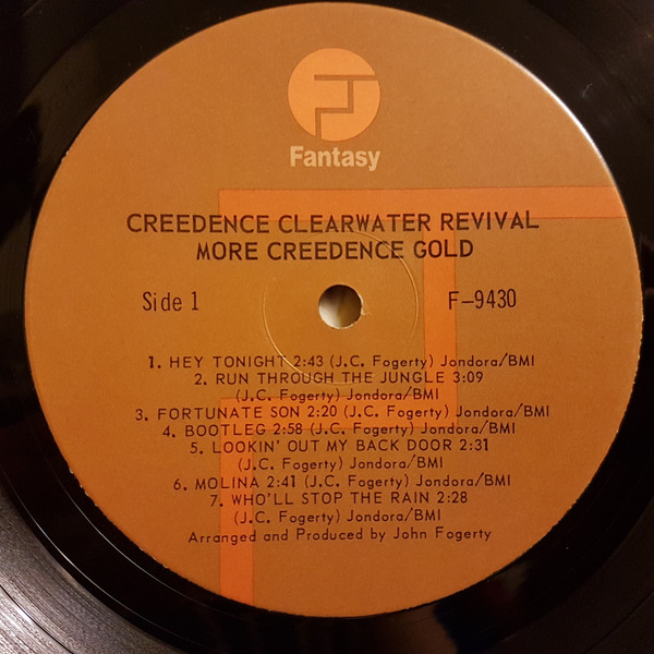 Creedence Clearwater Revival - More Creedence Gold | Fantasy (F 9430, Fantasy 9430) - 3 Creedence Clearwater Revival - More Creedence Gold | Fantasy (F 9430, Fantasy 9430) - 3