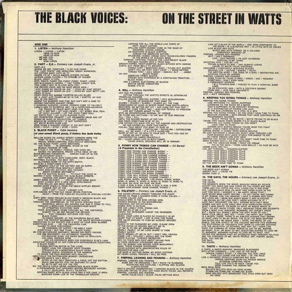 The Black Voices - On The Street In Watts | ALA (ALA 1970) - 2 The Black Voices - On The Street In Watts | ALA (ALA 1970) - 2