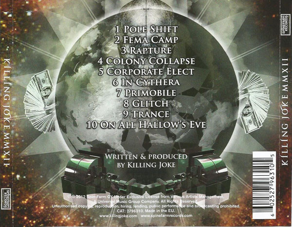 Killing Joke - MMXII | Spinefarm Records (2796310) - 2