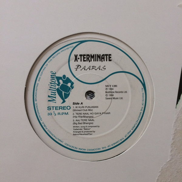 Paaras - X-Terminate | Multitone (MUT 1281)