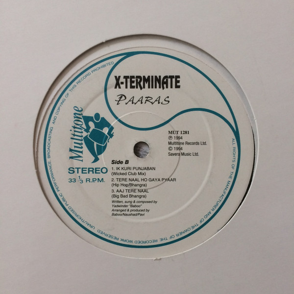 Paaras - X-Terminate | Multitone (MUT 1281) - 2 Paaras - X-Terminate | Multitone (MUT 1281) - 2