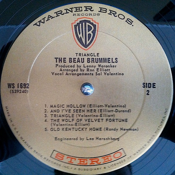 The Beau Brummels - Triangle | Warner Bros. Records (WS 1692) - 4 The Beau Brummels - Triangle | Warner Bros. Records (WS 1692) - 4