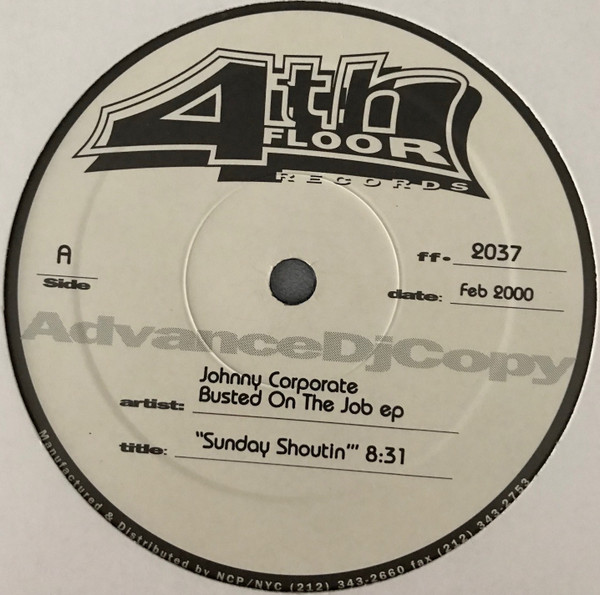 Johnny Corporate - Busted On The Job EP | 4th Floor Records (FF 2037) - main