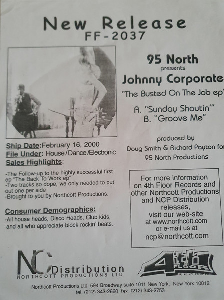 Johnny Corporate - Busted On The Job EP | 4th Floor Records (FF 2037) - 3