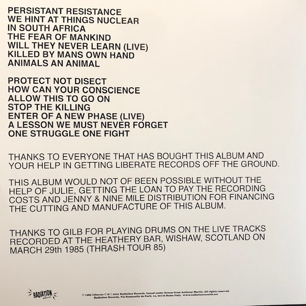 The Varukers - One Struggle One Fight | Radiation Reissues (RRS03CV) - 2 The Varukers - One Struggle One Fight | Radiation Reissues (RRS03CV) - 2