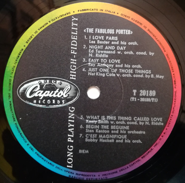 Various - The Fabulous Porter | Capitol Records (T 20189) - 3 Various - The Fabulous Porter | Capitol Records (T 20189) - 3