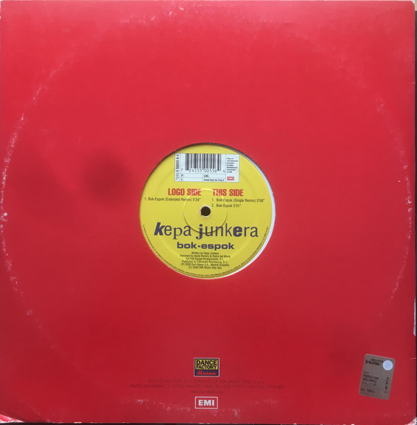 Kepa Junkera - Bok-Espok | EMI (7243 5 50055 6 4) - 2