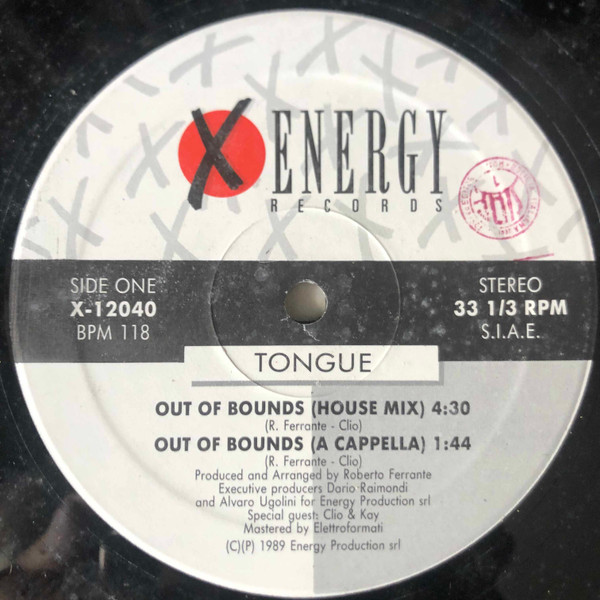 Tongue - Out Of Bounds | X-Energy Records (X-12040) - 3 Tongue - Out Of Bounds | X-Energy Records (X-12040) - 3