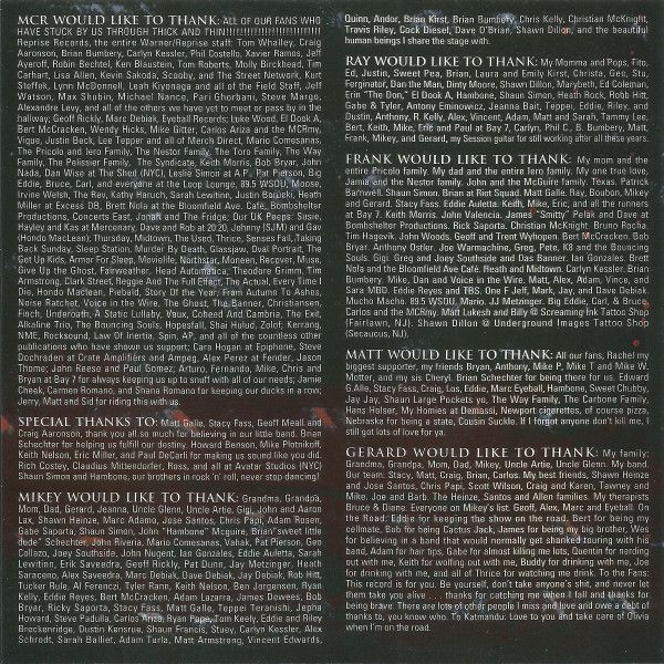 My Chemical Romance - Three Cheers For Sweet Revenge | Reprise Records (9362-48615-2) - 4