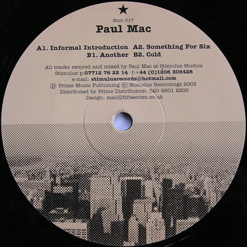 Paul Mac - Informal Introduction | Stimulus Recordings (Stim 017) - main