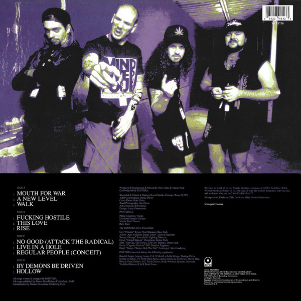 Pantera - Vulgar Display Of Power | ATCO Records (R1 91758) - 4 Pantera - Vulgar Display Of Power | ATCO Records (R1 91758) - 4