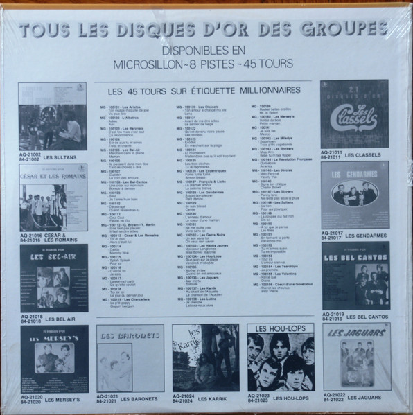 Les Bel Canto - 21 Disques D'or [Vinyl] | Les Archives Du Disque Québécois (AQ-21019) - 2