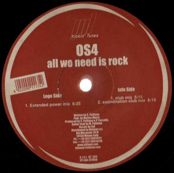 OS4 - All We Need Is Rock | Kickin' Tunes (KT 006) - main