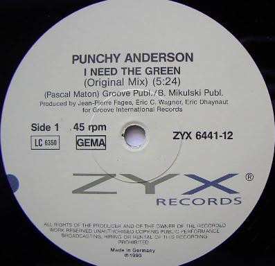 Punchy Anderson - I Need The Green | ZYX Records (ZYX 6441-12) - 3 Punchy Anderson - I Need The Green | ZYX Records (ZYX 6441-12) - 3