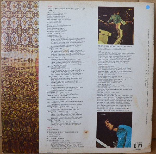 Michael Quatro - In Collaboration With The Gods | United Artists Records (LP-S-13-10) - 2