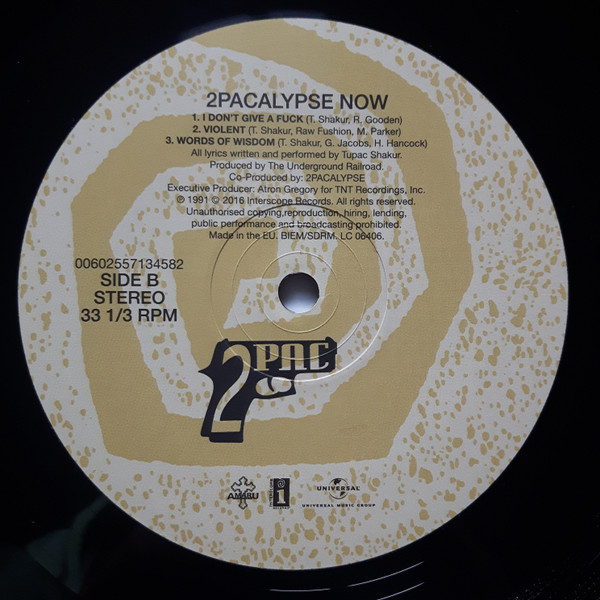 2Pac - 2Pacalypse Now | Interscope Records (00602527949857) - 3