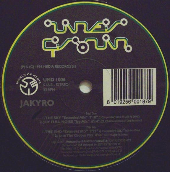 Jakyro - Jakyro E.P. | Underground (UND 1006) - main Jakyro - Jakyro E.P. | Underground (UND 1006) - main