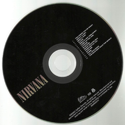 Nirvana - Nirvana [CD] | DGC (0694935072) - 3