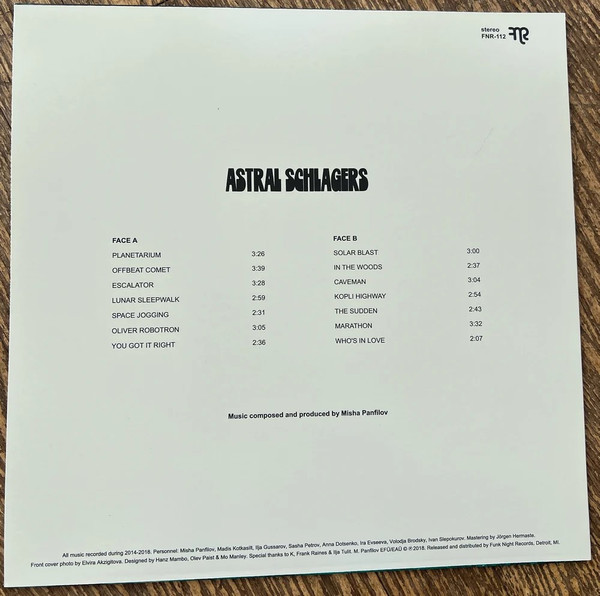 Misha Panfilov Sound Combo - Astral Schlagers: The Singles Collection 2015-2018 | Fnr (FNR-112) - 2