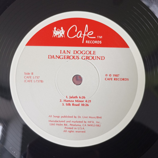 Ian Dogole - Dangerous Ground | Cafe Records (CAFE L-737) - 3