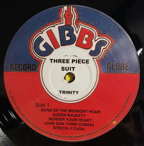 Trinity - Three Piece Suit | Joe Gibbs Record Globe (JG 007) - 3 Trinity - Three Piece Suit | Joe Gibbs Record Globe (JG 007) - 3